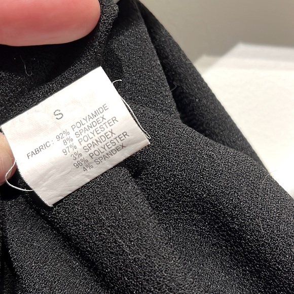 Black Mini-Dress with Lace Detail - Size Small - Picture 5 of 5